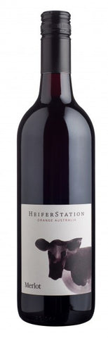 Heifer Station Merlot wine lable bottle shot