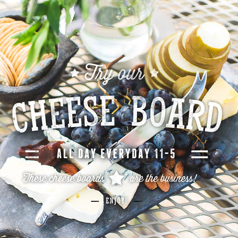 Try our Cheese Board